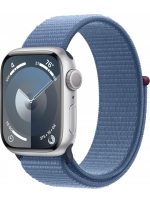 Apple Watch Series 9 GPS 45  Aluminium Case Sport Loop, silver/winter blue