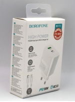 Borofone    Type-C  BA75A , +  8-pin PD 30W QC3.0 